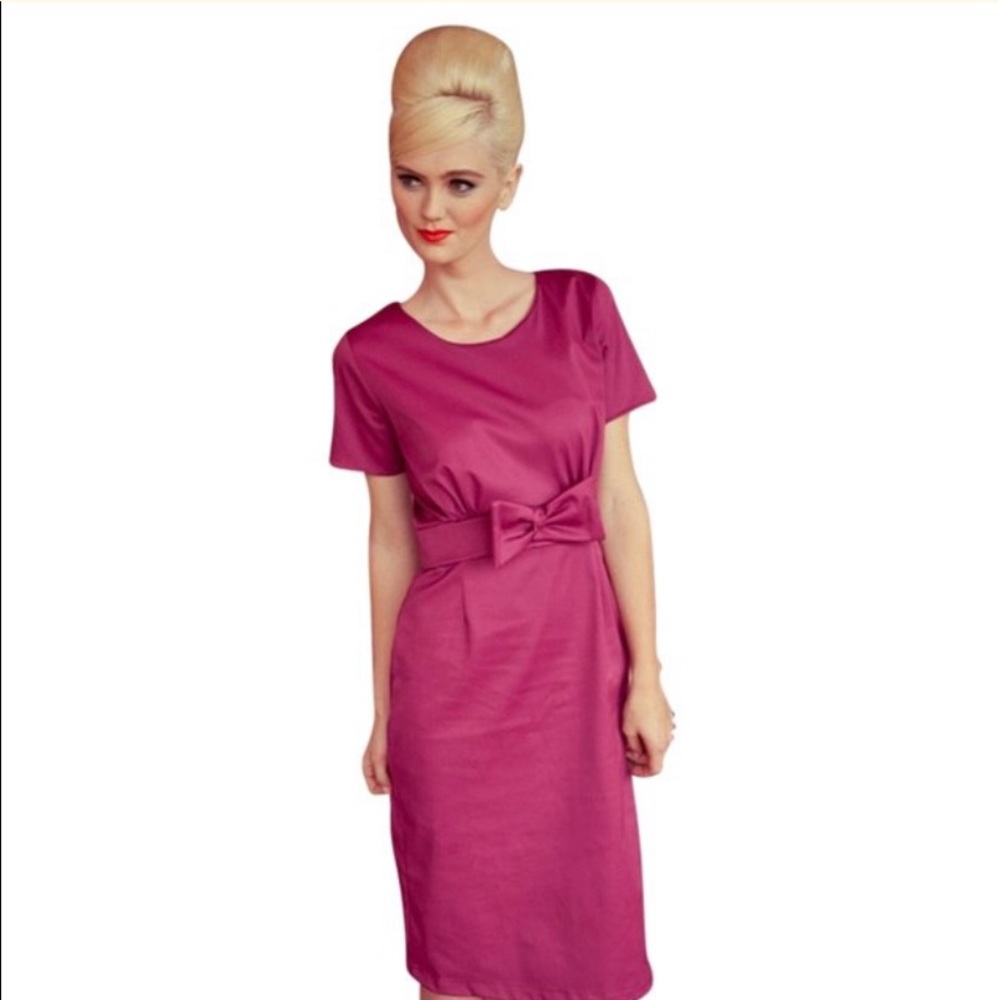 Fuchsia “Look of Love” size Medium dress — probably about size 10- 12.